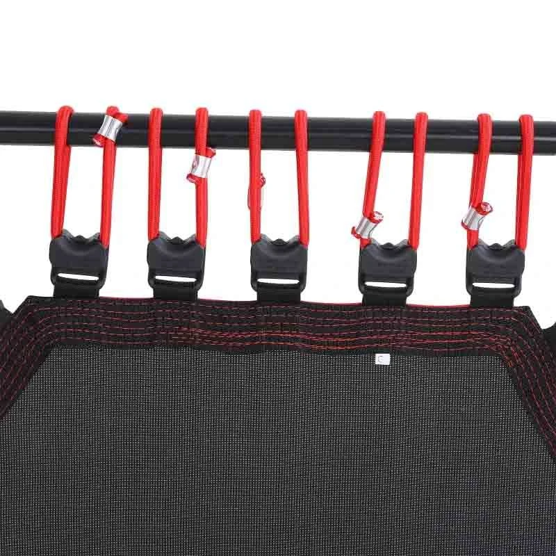 HOMCOM Mini Hexagon Trampoline - Red/Black - A71-009RD - Image 5