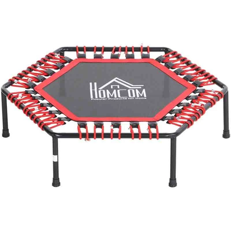 HOMCOM Mini Hexagon Trampoline - Red/Black - A71-009RD - Image 3