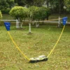 HOMCOM Portable Badminton Set With Net - Blue/Yellow - A95-006