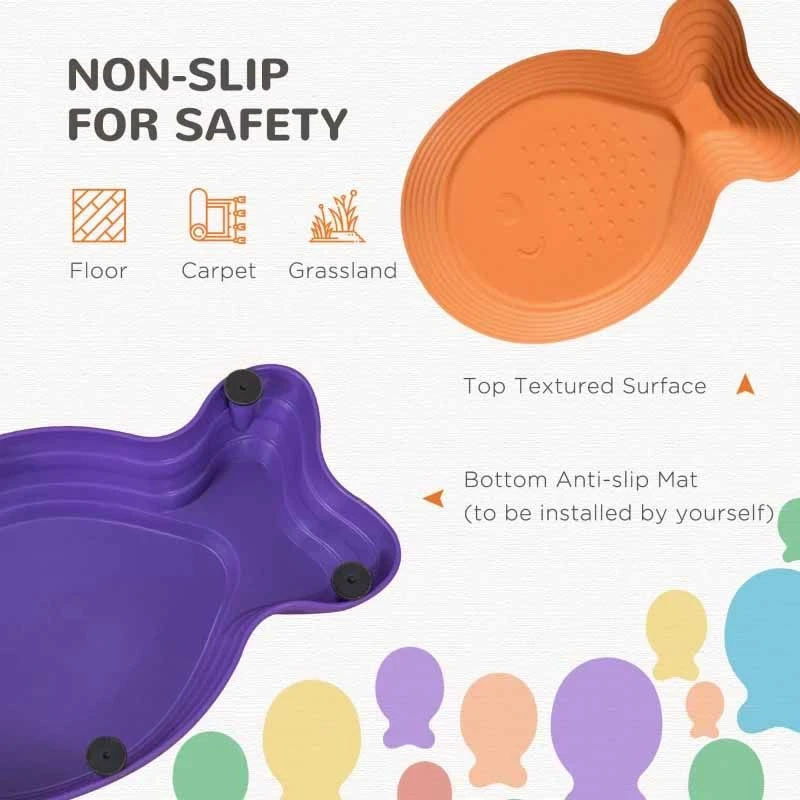 Outsunny 11 Piece Kids Balance Stepping Stones - 340-014 - Image 6