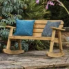 Kelkay Hampton 2 Seater Rocker Garden Bench - Timber - 610004