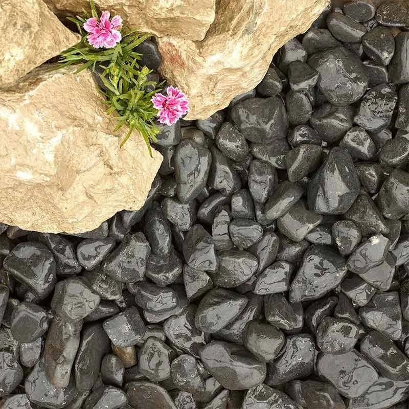 Kelkay Onyx Black Garden Cobbles 40-60mm - Bulk Bag - 7090 - Image 2