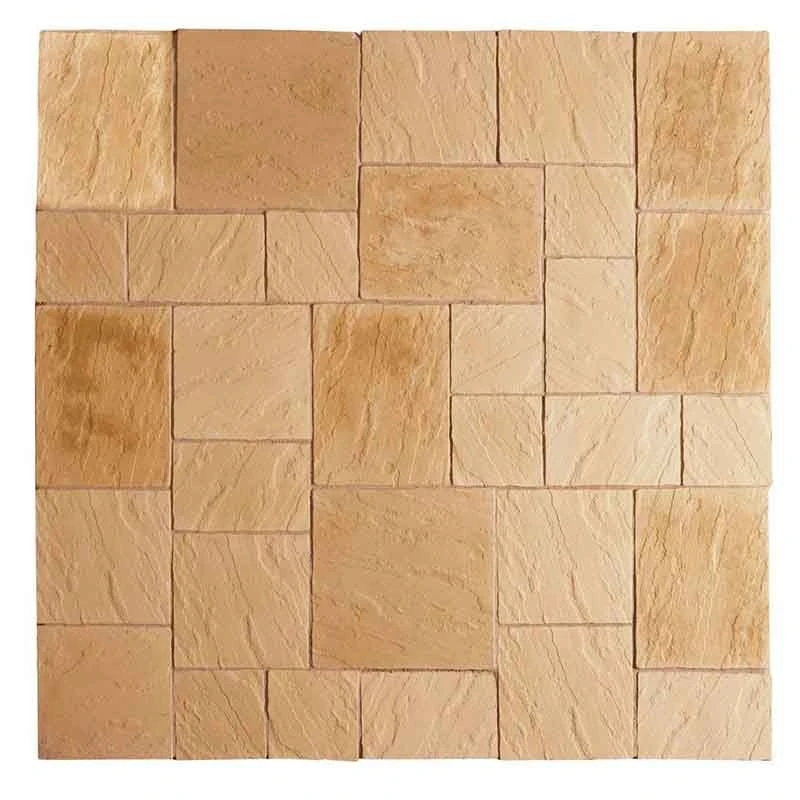 Kelkay Abbey Paving Random Patio Kit 5.76 M² - York Gold - 8581YG