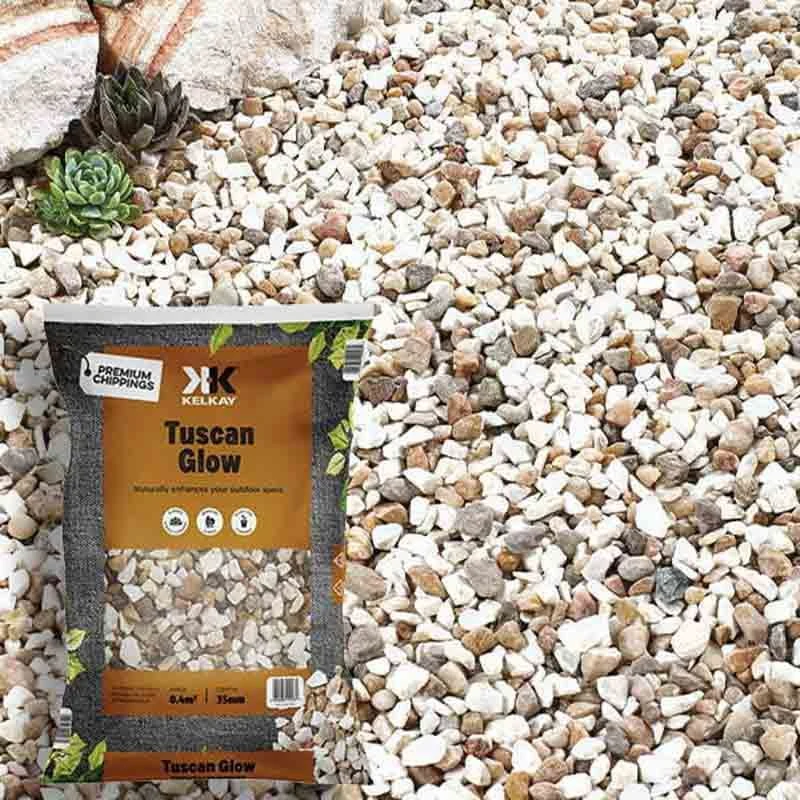 Kelkay Tuscan Glow Garden Chippings 10-20mm - Bulk Bag - 7202 - Image 3