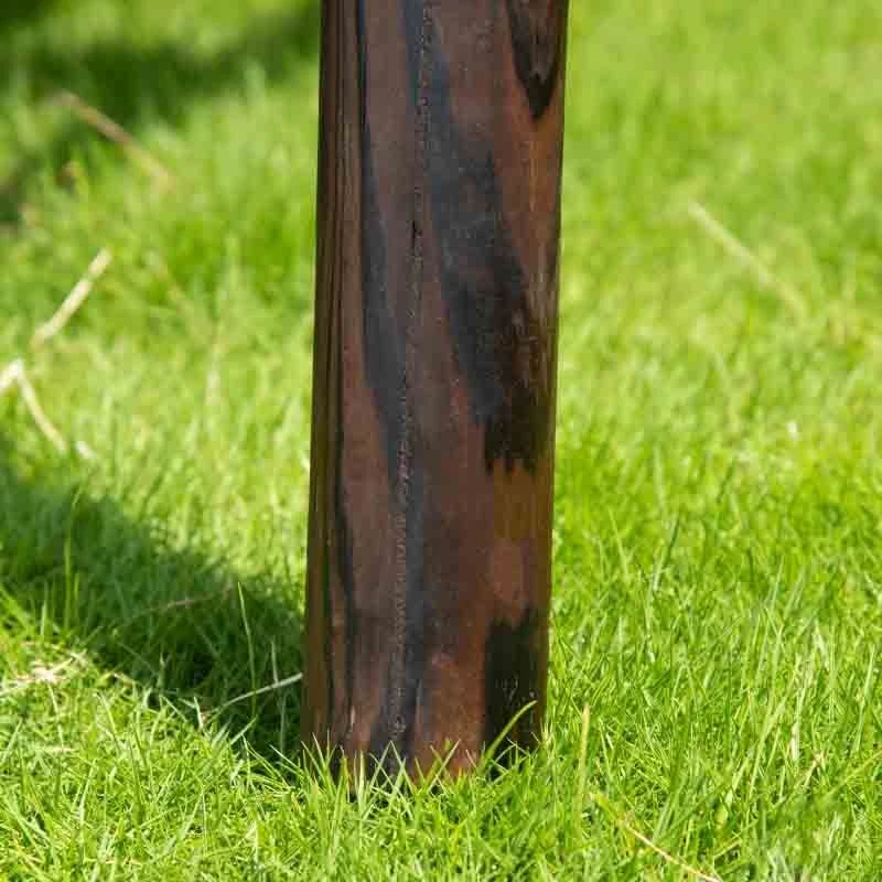 Outsunny Fir Wood Swing Chair - Carbonized Wood - 84A-085 - Image 7