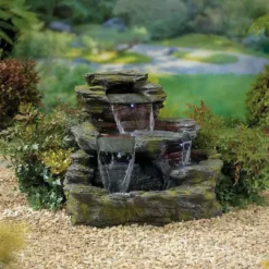 La Hacienda Garda Falls Inc LEDS Water Feature - 4665L