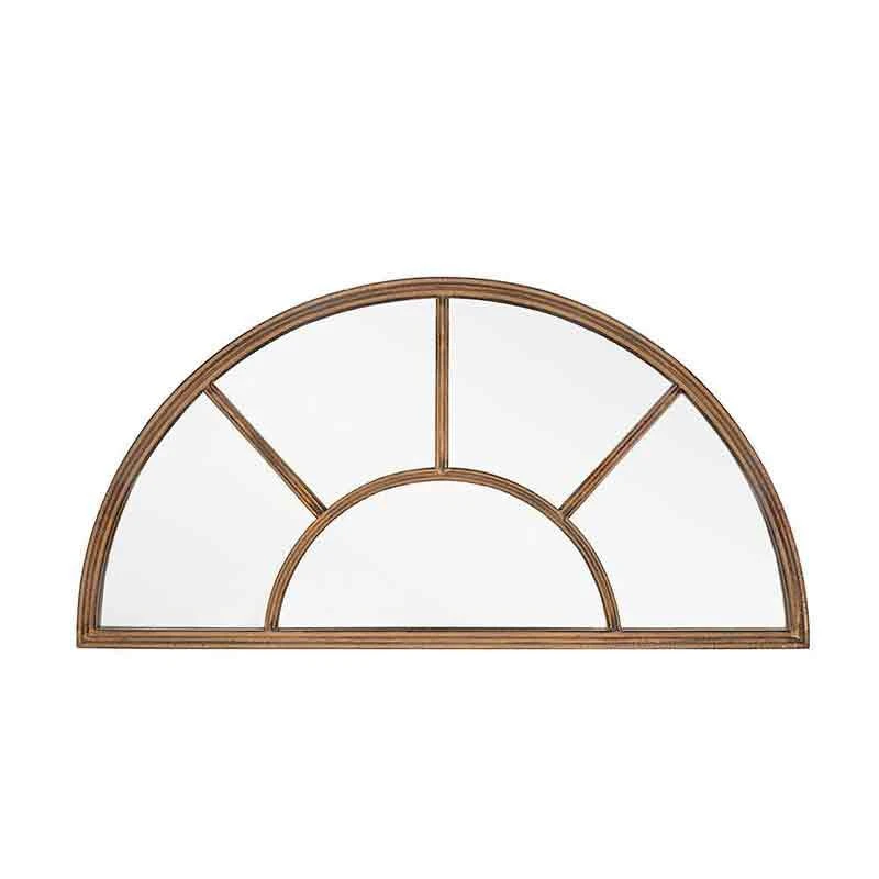 La Hacienda Aged Half Moon Arch Mirror 100 X 50cm - 55935 - Image 2