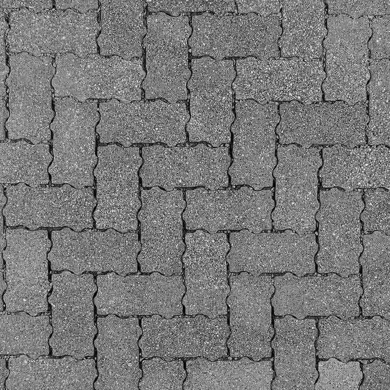 Brett Lugano Flow Permeable Block Paving Rectangular 80mm Pack Of 308 - Graphite Grey - LF80GG