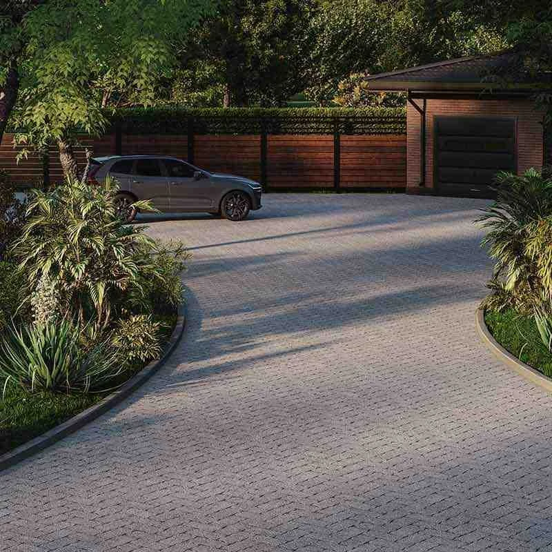 Brett Lugano Flow Permeable Block Paving Rectangular 80mm Pack Of 308 - Graphite Grey - LF80GG - Image 3
