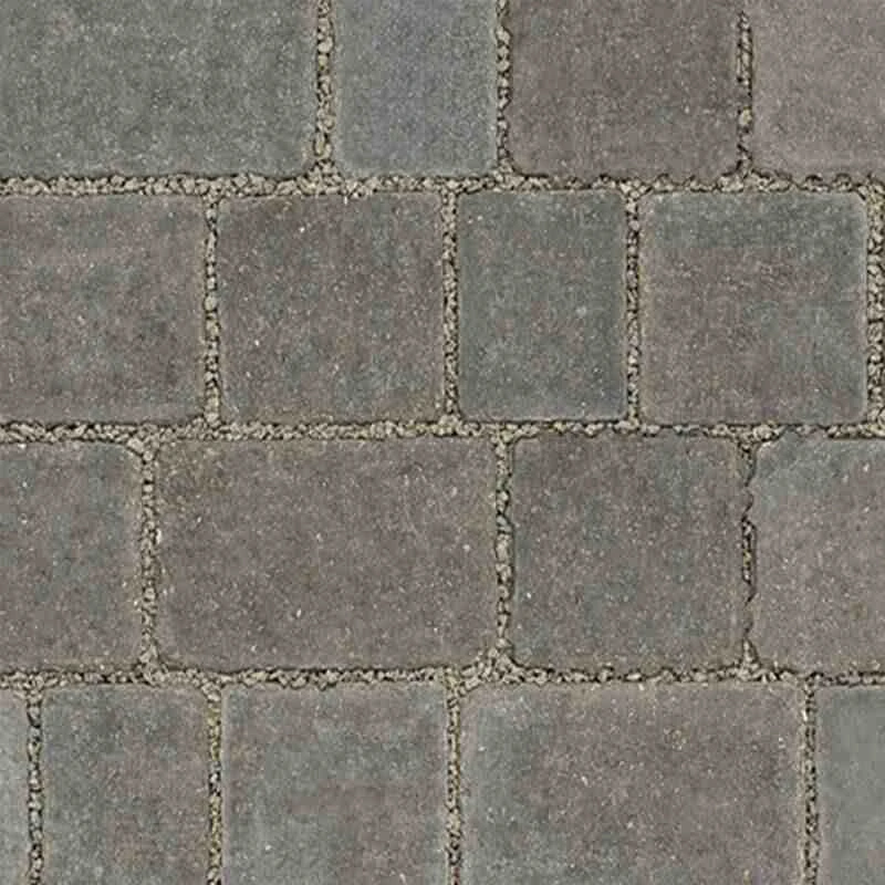 Brett Alpha Flow Permeable Block Paving Rectangular 60mm Medium Brick Pack Of 528 - Charcoal - NLAFM60CL