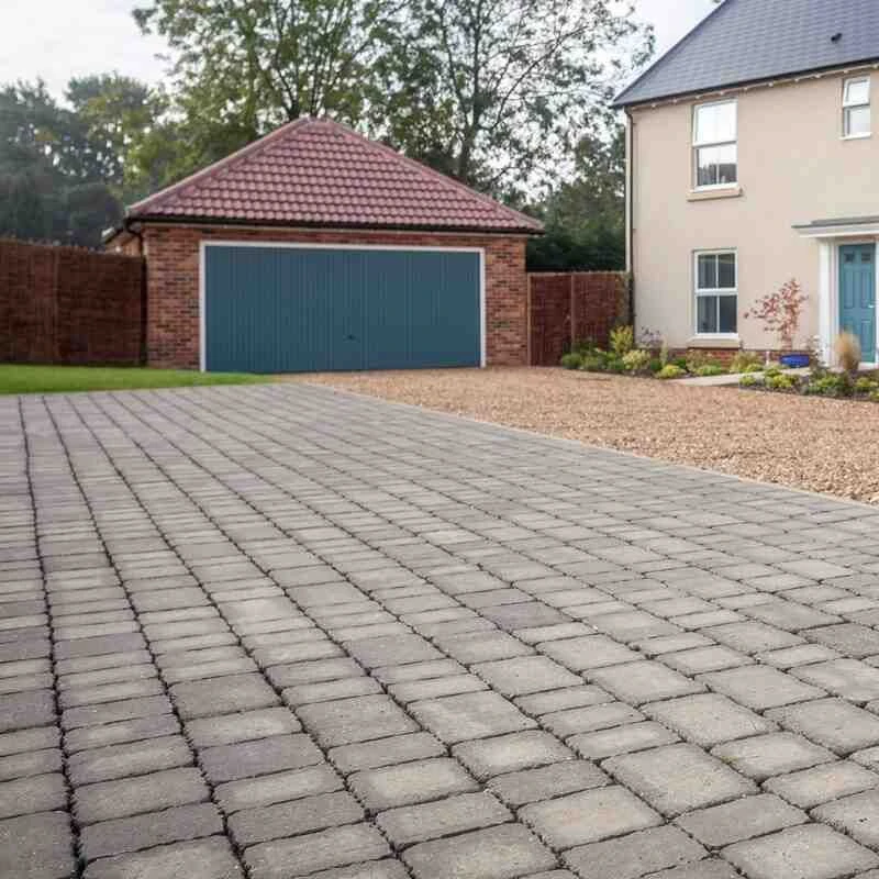 Brett Alpha Flow Permeable Block Paving Rectangular 60mm Medium Brick Pack Of 528 - Charcoal - NLAFM60CL - Image 3