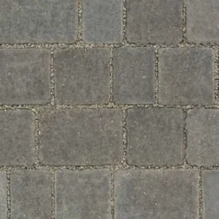 Brett Alpha Flow Permeable Block Paving Rectangular 80mm Small Brick Pack Of 510 - Charcoal - NLAFS80CL