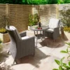 Rowlinson Prestbury 3 Piece Bistro Set Natural Stone - NSPREBIST