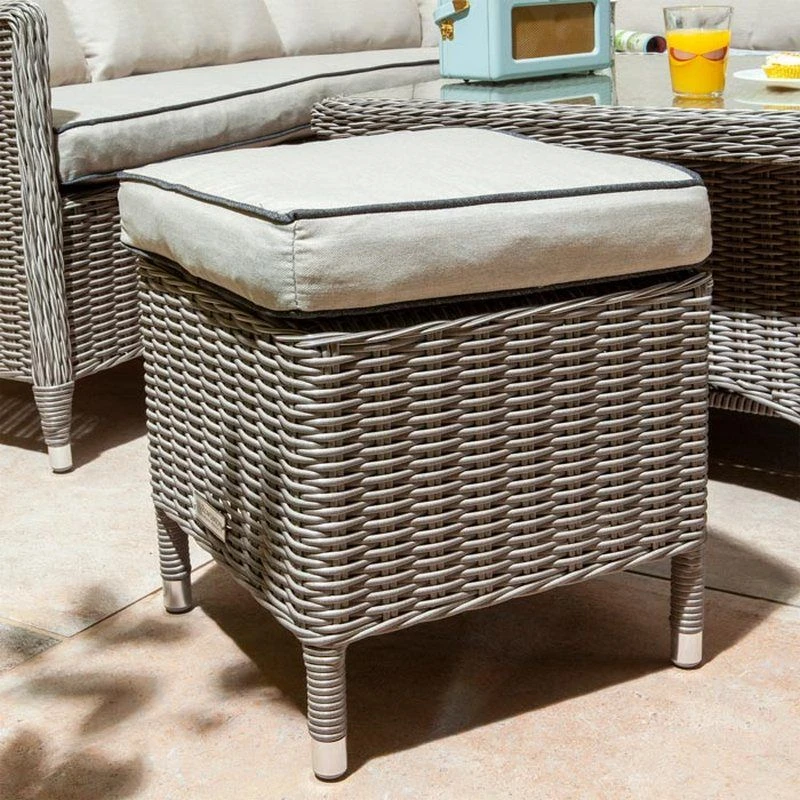 Rowlinson Prestbury 4 Piece Compact Corner Dining Set - Natural Stone - NSPRECODI - Image 7