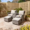 Rowlinson Prestbury Companion Seat Natural Stone - NSPRECOMP