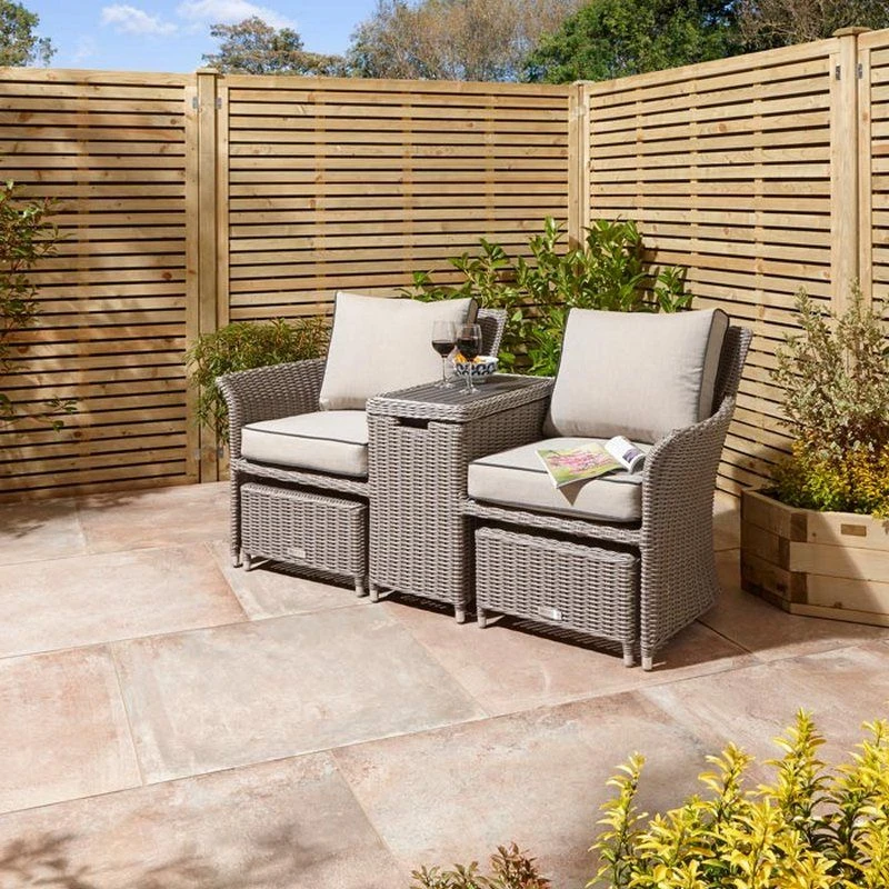 Rowlinson Prestbury Companion Seat Natural Stone - NSPRECOMP - Image 2