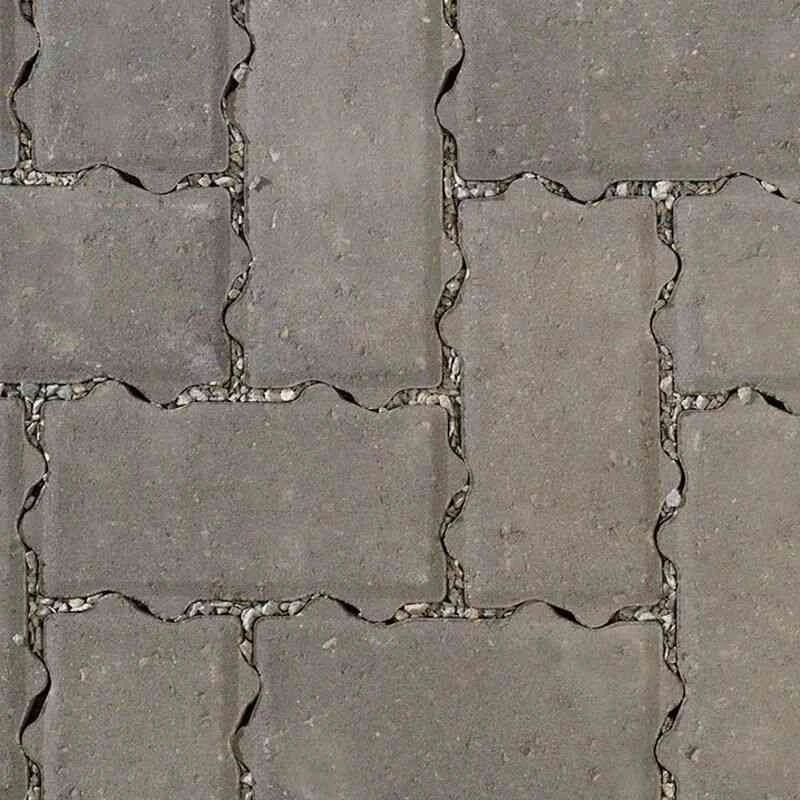 Brett Omega Flow Permeable Block Paving Rectangular 60mm Brick Pack Of 404 - Charcoal - OF60CL