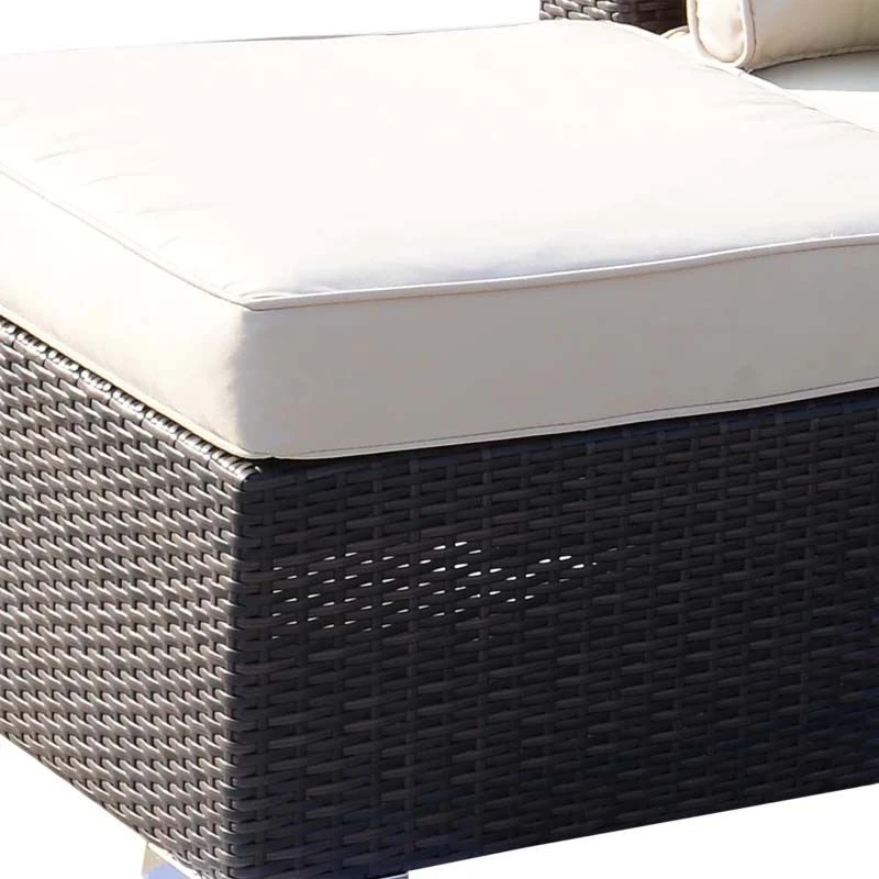 Outsunny 7-Seater Rattan Garden Furniture Set - Brown - 01-0713 - Image 8