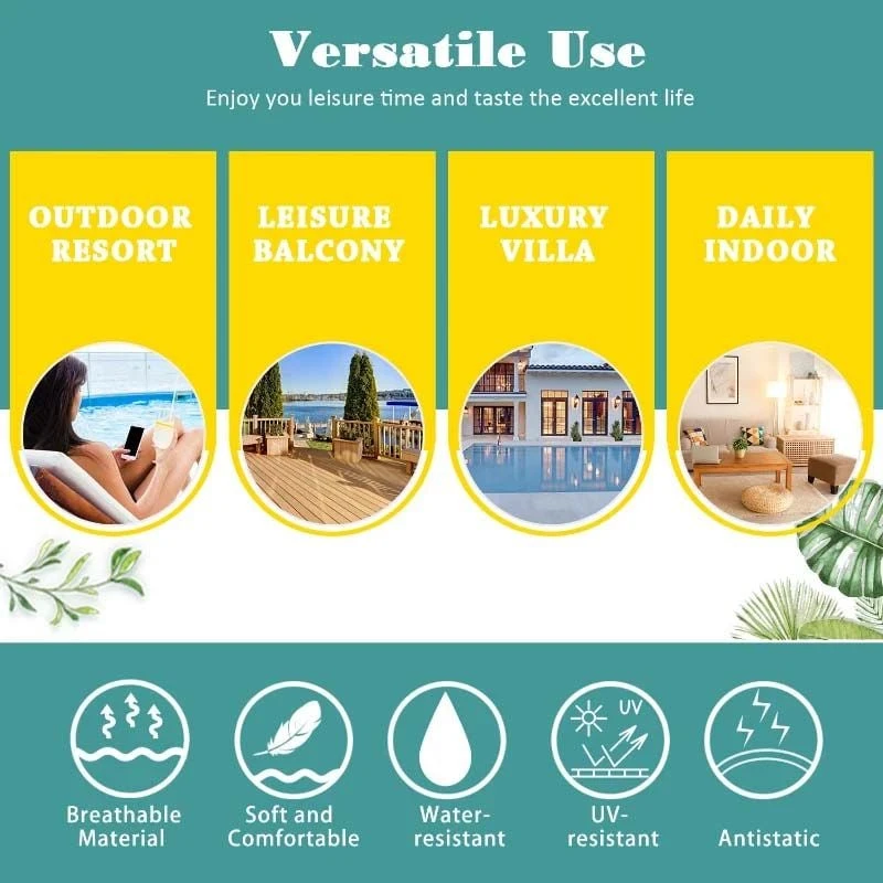 Outsunny 2-Seater Rattan Sofa Set With Foot Stool - Black/Cream - 01-0784 - Image 4