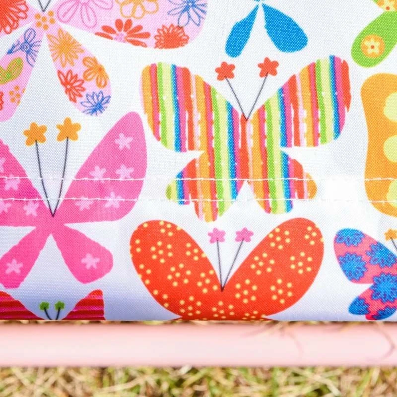 Outsunny Kids Reclining Sun Lounger - Pink - 312-028PK - Image 7