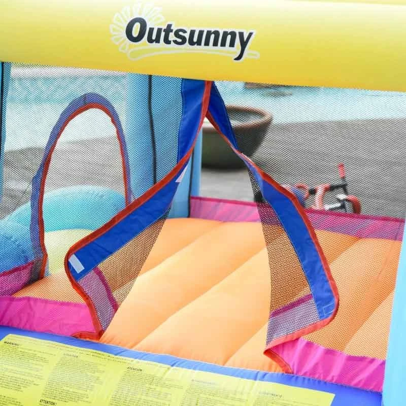 Outsunny Octopus Bouncy Castle With Slide & Pool - 3.8 X 2 X 1.8m - 342-022V70 - Image 10