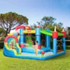 Outsunny 5-in-1 Large Bouncy Castle With Slide & Pool - 3.9 X 3 X 2m - 342-040V70