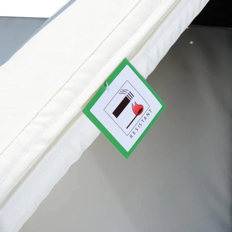 Outsunny 8-Seater Rattan Dining Table And Chair Set - Black & Milk White - 841-108 - Image 7