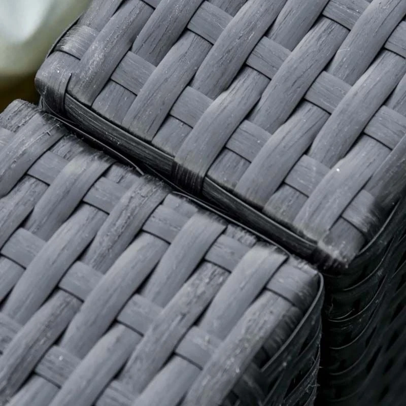 Outsunny 7-Seater Rattan Garden Furniture Set - Grey/Cream - 841-159 - Image 8