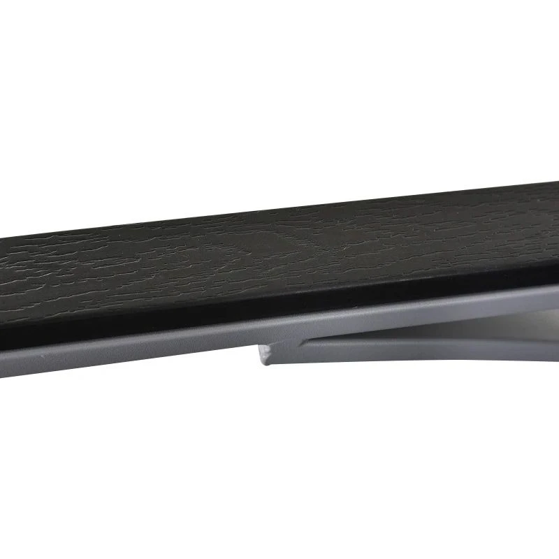 Outsunny Garden Rocking Chair - Black/Silver - 84A-037 - Image 9