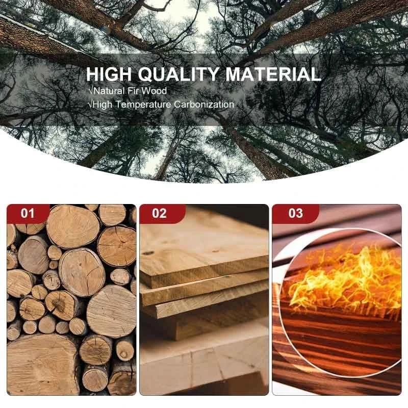 Outsunny 2 Seater Rocking Garden Bench - Dark Brown - 84A-133 - Image 4