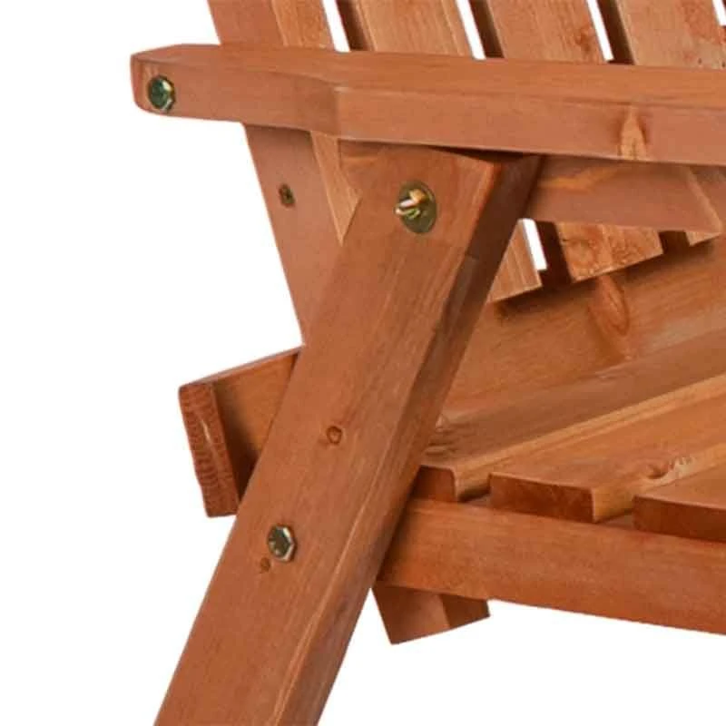 Outsunny 2-Seater Fir Wood Garden Bench With Centre Table - 84B-441 - Image 8