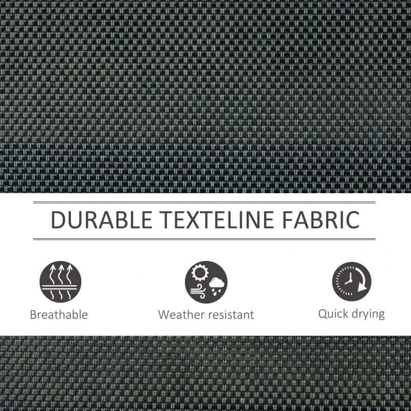 Outsunny 3-Seat Glider Rocking Garden Bench For 3 People - Texteline - 84B-531 - Image 4