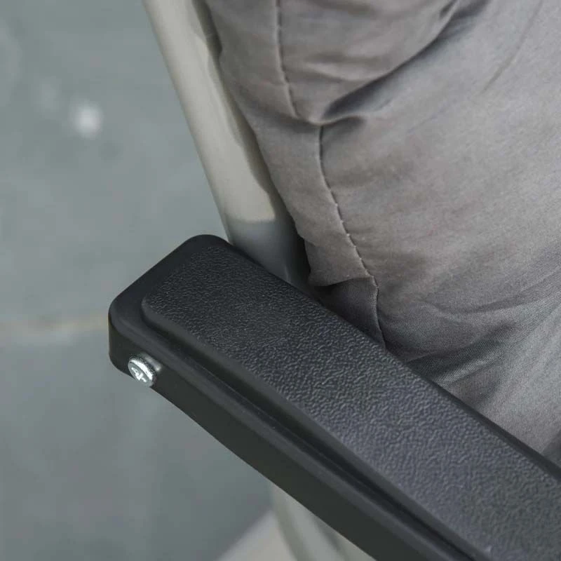 Outsunny 2-Piece Reclining Sun Lounger Set - Grey - 84B-536V70 - Image 8