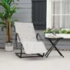 Outsunny Garden Sun Lounger - Grey - 84B-685