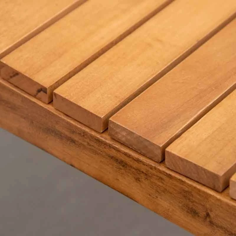 Outsunny 2-Seater Wooden Garden Bench - Natural - 84B-738ND - Image 9