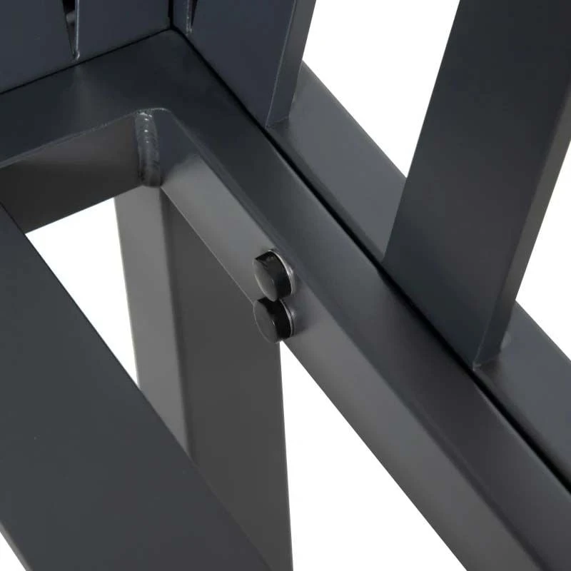 Outsunny 4 Piece L-Shaped Garden Furniture Set - Grey - 84B-779V01 - Image 8