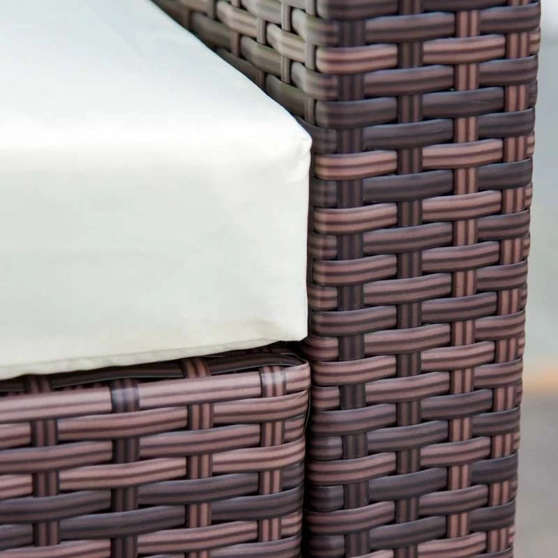 Outsunny 5 Piece Rattan Garden Furniture Set - Brown - 860-017BN - Image 7