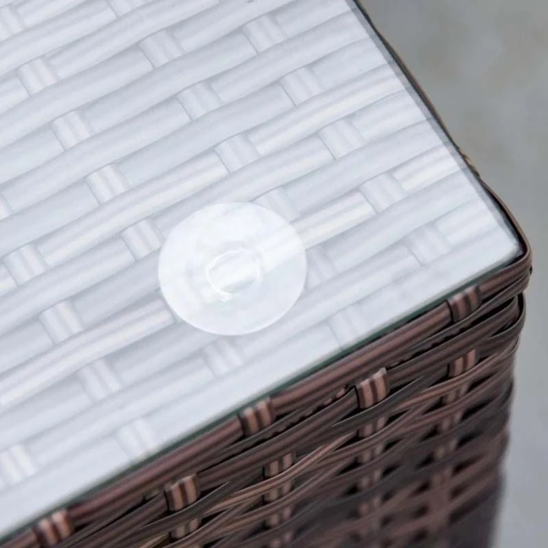 Outsunny 5 Piece Rattan Garden Furniture Set - Brown - 860-017BN - Image 9