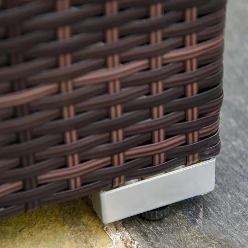 Outsunny 5 Piece Rattan Garden Furniture Set - Brown - 860-017BN - Image 10