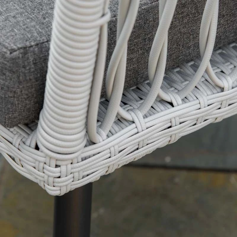 Outsunny 5-Seater Rattan Garden Furniture Set - Grey - 860-223V70 - Image 8