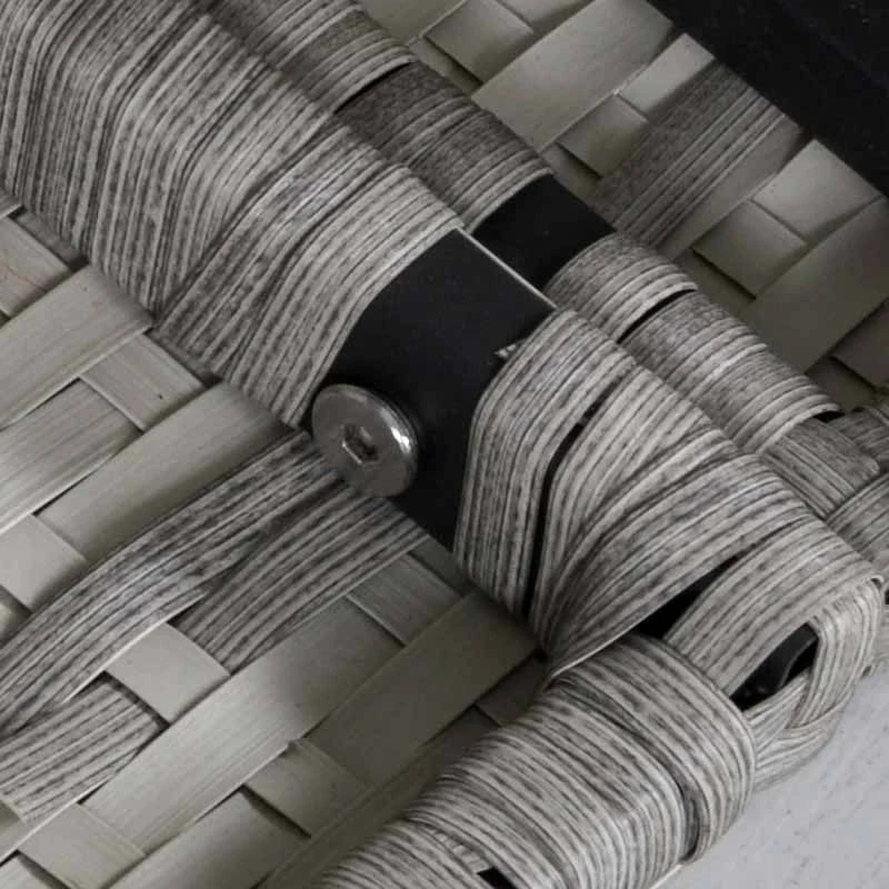 Outsunny 7-Seater Patio PE Rattan Sofa Furniture Set With Cushion - Mixed Grey - 861-040V70GY - Image 7