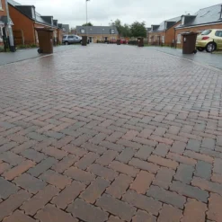 Brett Omega Flow Permeable Block Paving Rectangular 80mm Brick Pack Of 308 - Brindle - OF80BR