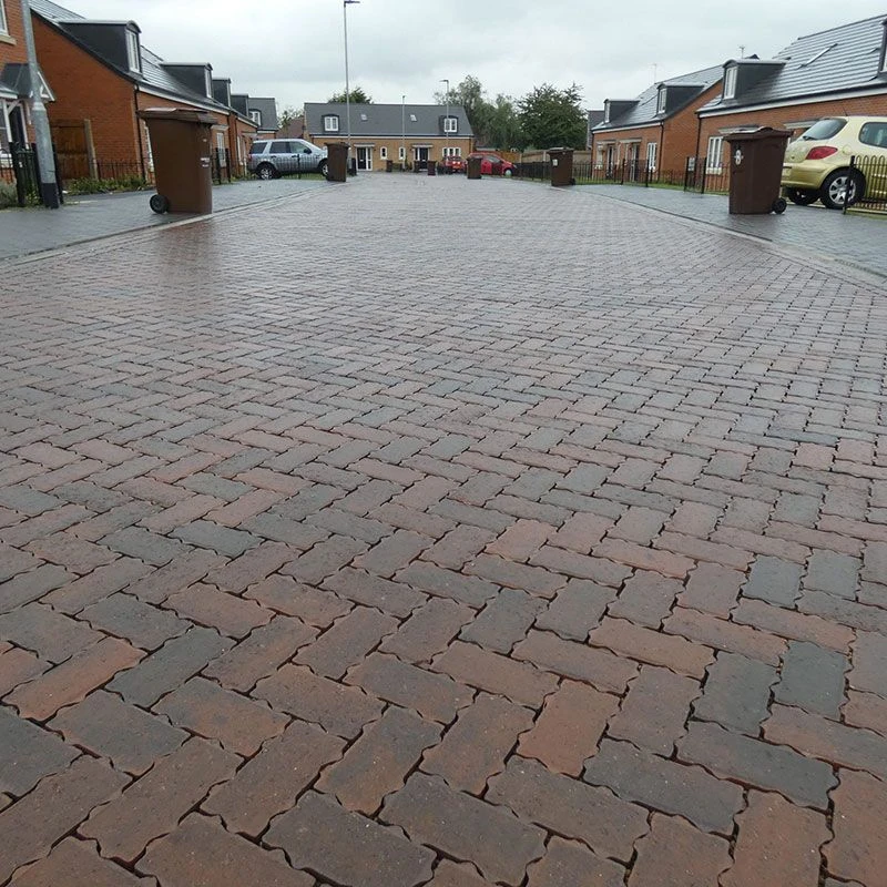 Brett Omega Flow Permeable Block Paving Rectangular 80mm Brick Pack Of 308 - Brindle - OF80BR