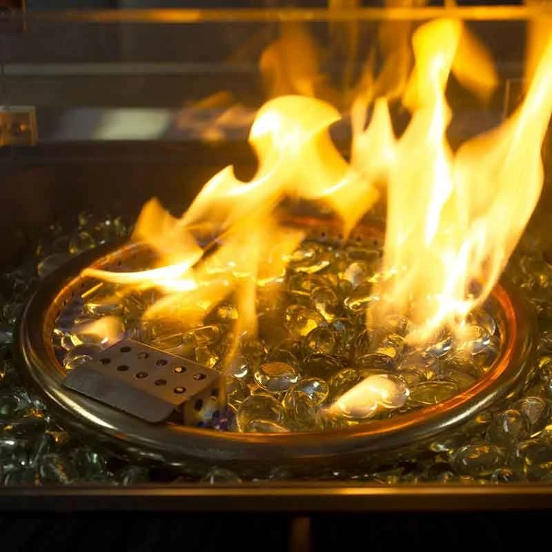 Oseasons® Acorn Rattan 6 Seat Corner Firepit Sofa Set - Dove Grey - 106897 - Image 3