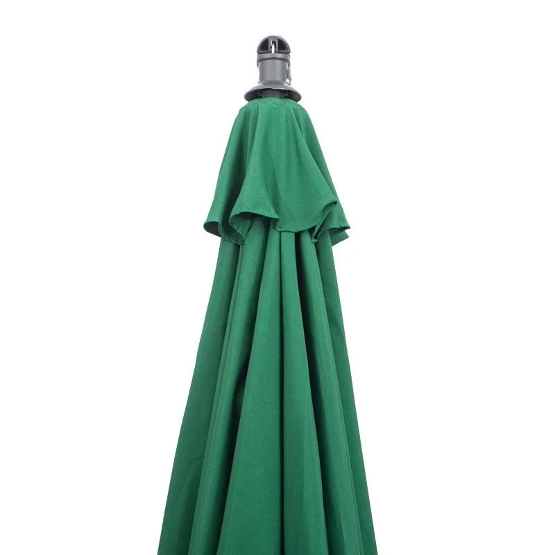 Outsunny 3m Banana Hanging Parasol Umbrella - Green - 01-0219 - Image 4