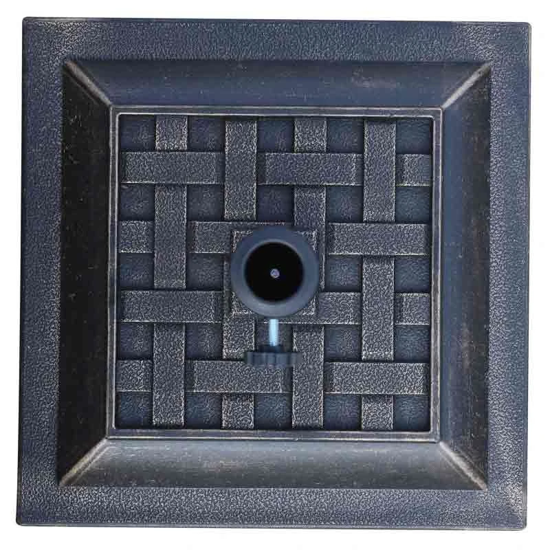 Outsunny Square Shape Umbrella Stand - Bronze - 01-0415 - Image 3