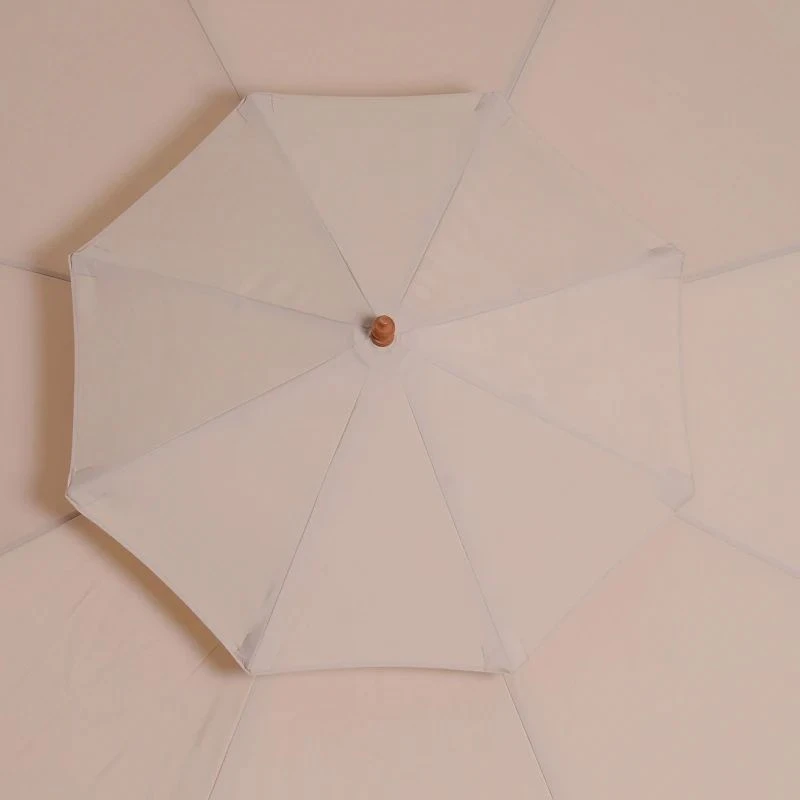 Outsunny 2.7m Patio Double Tier Umbrella Parasol - Beige - 840-025 - Image 5