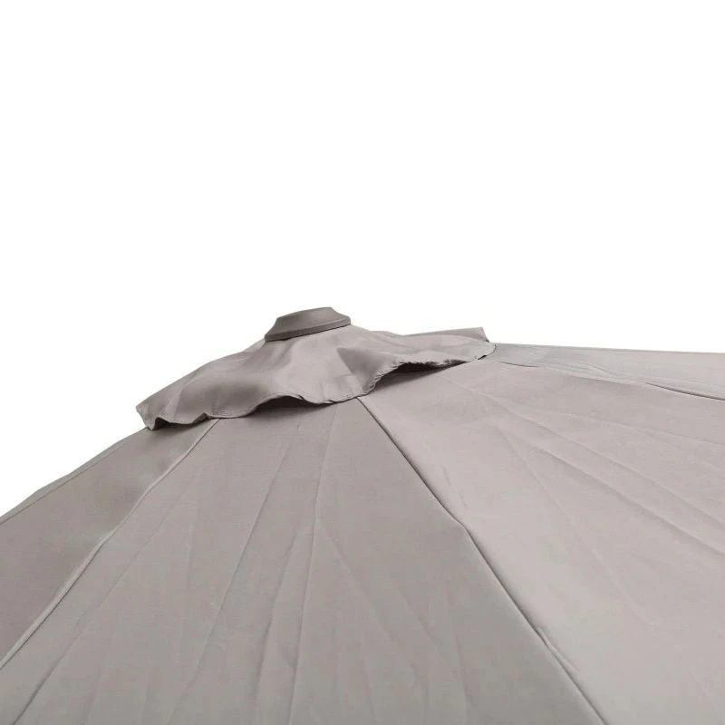 Outsunny 3m Cantilever Aluminium Frame Outdoor Garden Parasol - Grey - 840-126GY - Image 5