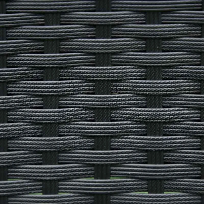 Outsunny 2 Seat Rattan Bistro Chair And Table Set - Black - 841-094 - Image 4