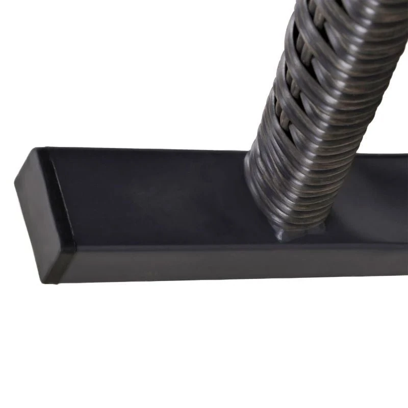 Outsunny Rattan Garden Rocking Chair With Cushion - Grey - 841-146 - Image 5